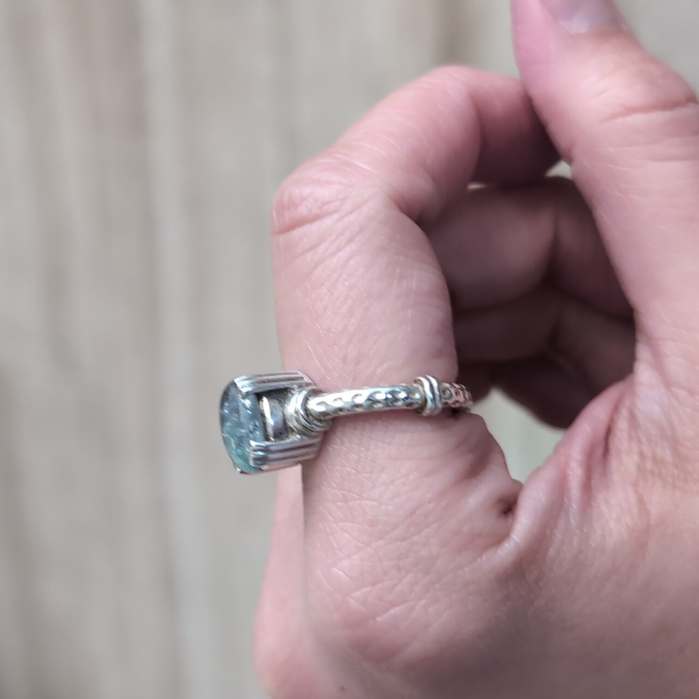 Sterling Silver Moonstone Ring - image 4